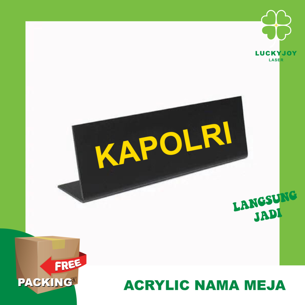 

Papan Nama Meja Akrilik | Sign Acrylic Table Desk | Name Direktur | Kepala Sekolah DPR Kantor | KAPOLDA KAPOLRI | ACRYLIC SIGN TABLE TRIANGLE | PAPAN NAMA MEJA AKRILIK SEGITIGA CUSTOM | PAPAN NAMA MEJA DITEKTUR | PAPAN NAMA KANTOR RUANG
