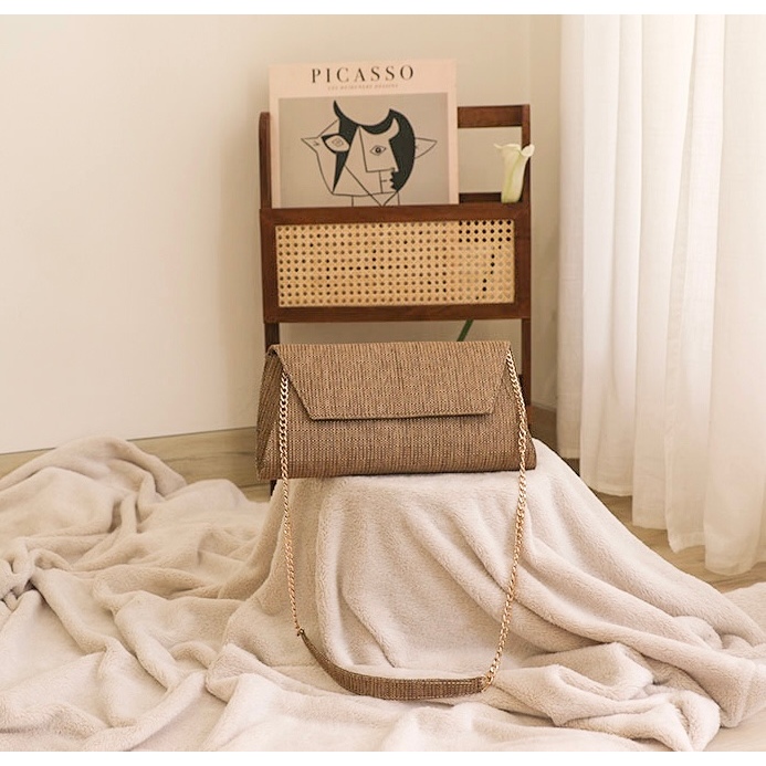 Tas Wanita Tas Pesta Tas Unik Tas Handmade Tas SImple - Tiffany Clutch Bag