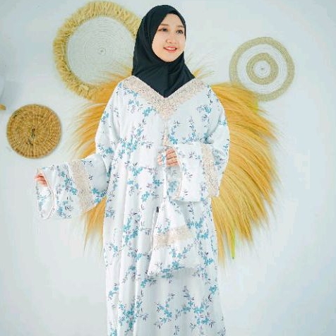 MUKENA ABAYA SHOLAT CRINCLE MOTIF PREMIUM 354, MUKENA ABAYA SHOLAT TRAVELING, ABAYA SHOLAT KEKINIAN 