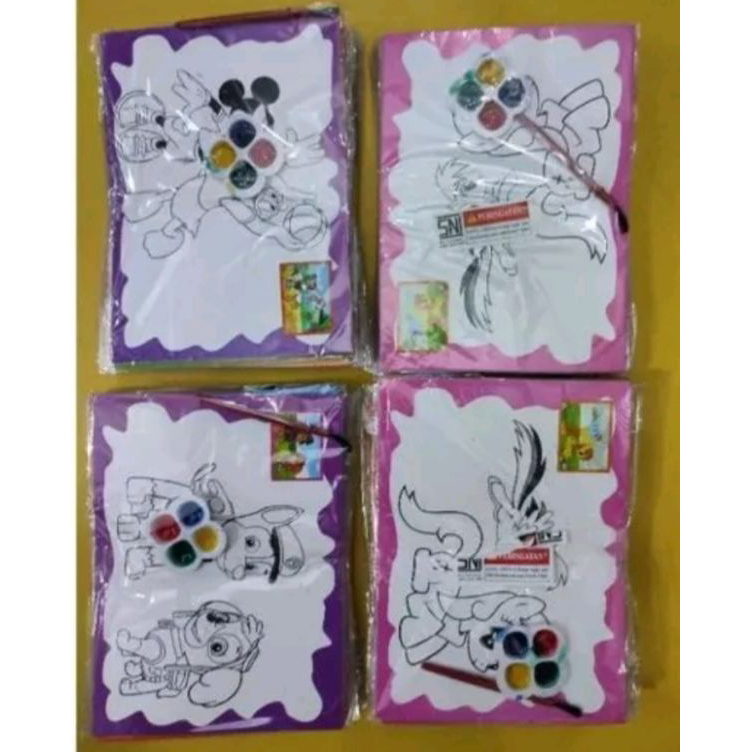 

Ready stock Mainan Mewarnai Cat Air 1pack isi 20pcs