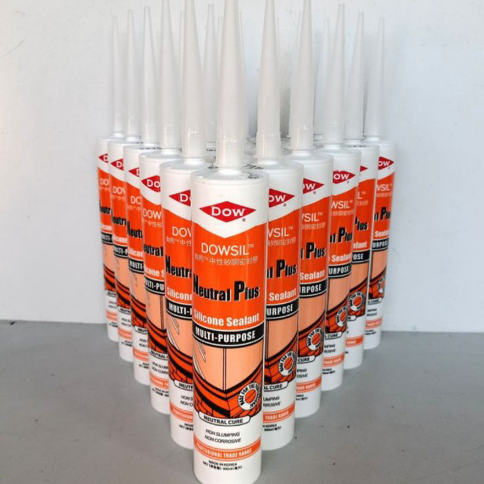 New Stock Silicone Sealant DOWSIL NEUTRAL PLUS / Lem Kaca Dowsil Netral Plus.