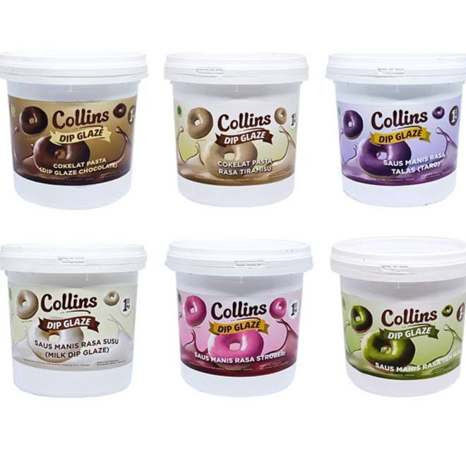 

Ready Collins Dip Glaze REPACK 250gr All Varian