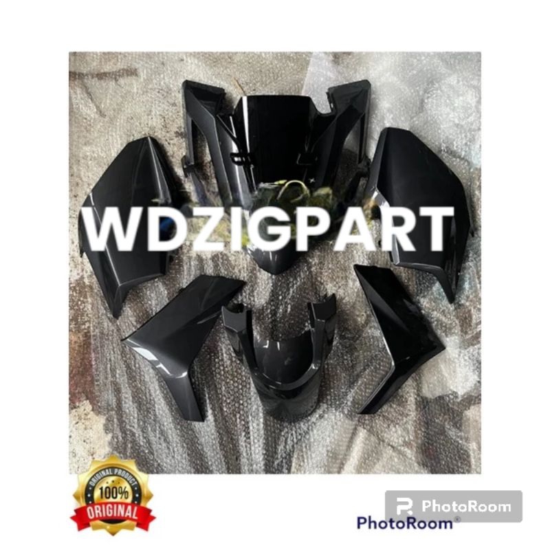 paketan depan vario 160 full body halus vario 160 k2s 2022 original hitam abu grey