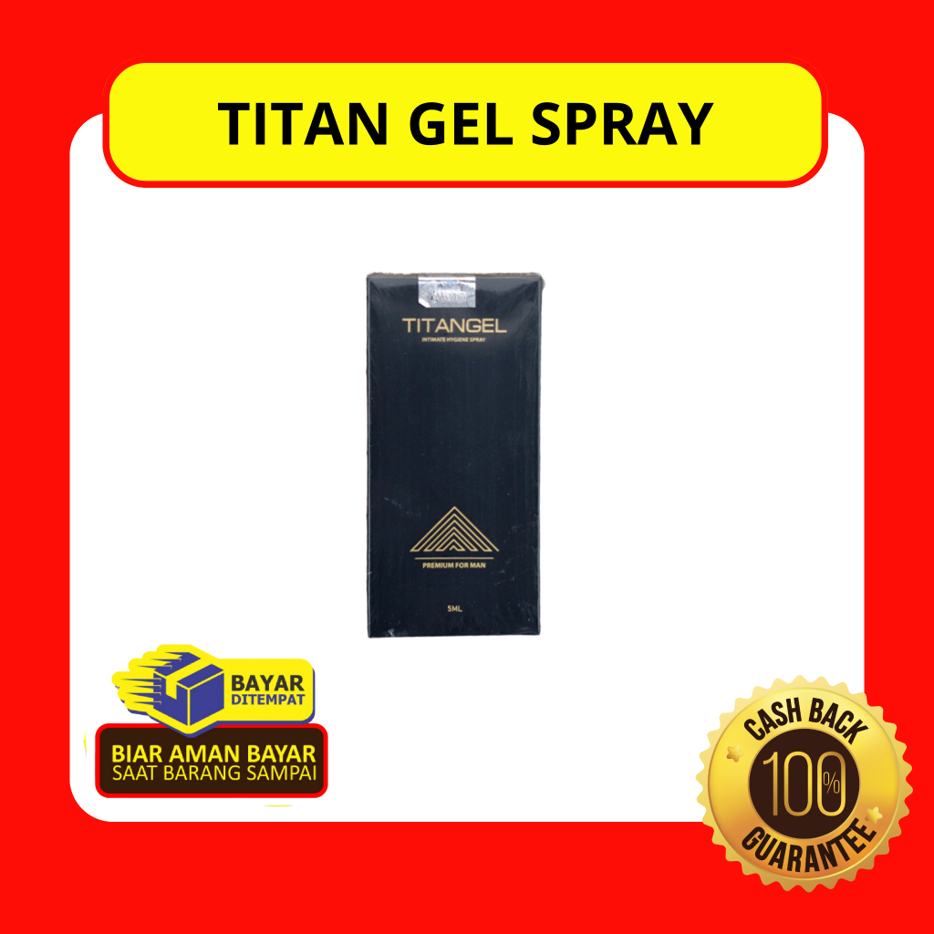 BPOM ORI TITAN GEL SPRAY Asli 100% Obat Herbal Untuk MEMPERBESAR MR. P MENGATASI ED KUAT DAN TAHAN L