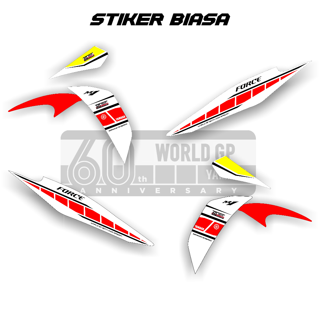 Striping Yamaha Vega Force  Livery Yamaha World 60th Anniversary | STIKER BIASA