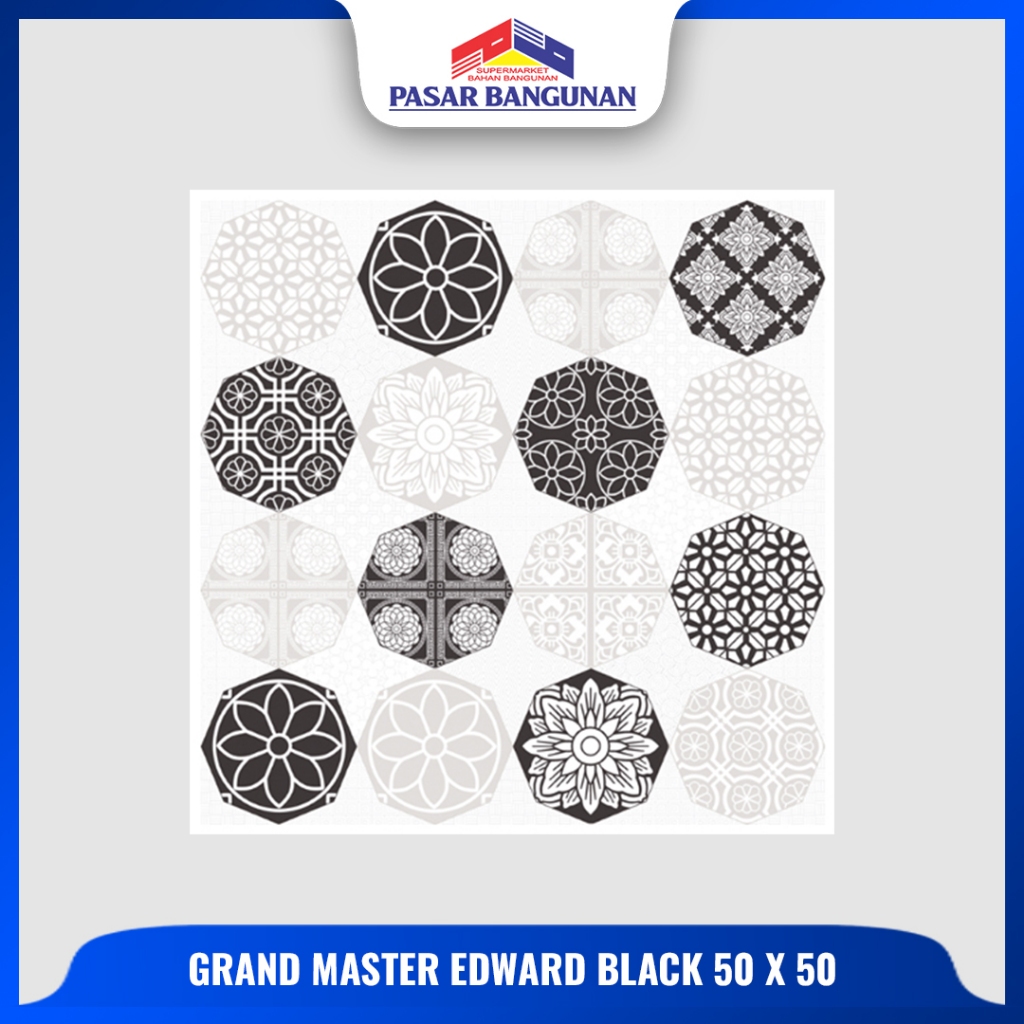 Keramik Grand Master Edward Black 50x50 KW 1