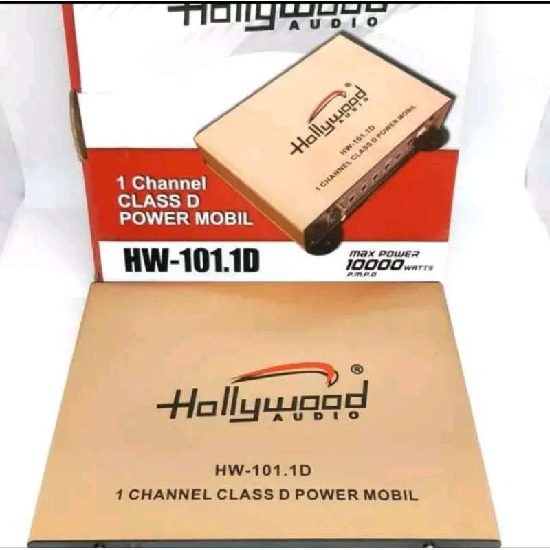 Power Amplifier Mono Block Hollywood HW-101.1D Class D, MAX 10.000 WATT