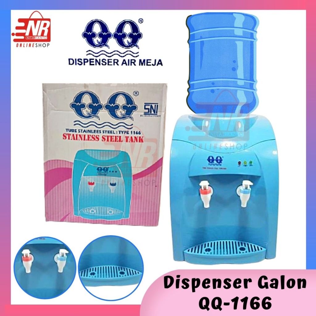 Dispenser Air Galon Meja QQ - 1166 / Dispenser Meja / Dispenser Galon / Dispenser Air Panas Normal