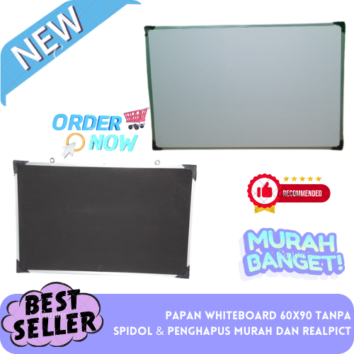 

PROMO MURAH! PAPAN TULIS 60X90 TANPA SPIDOL&PENGHAPUS