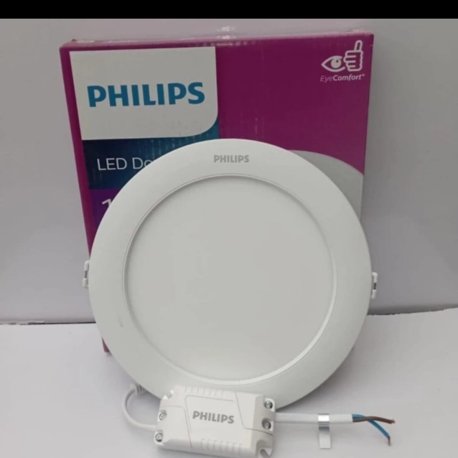 lampu downlight slim led panel magneos philips 4w 6w 9w 12w inbow