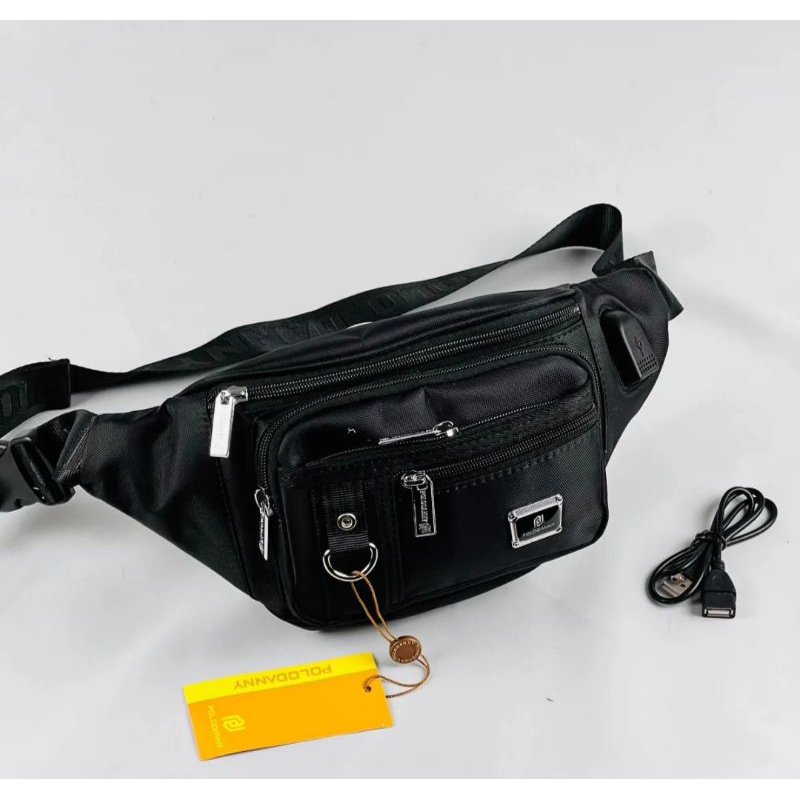 Tas slempang polo danny/tas waistbag multifungsi/tas fashion original