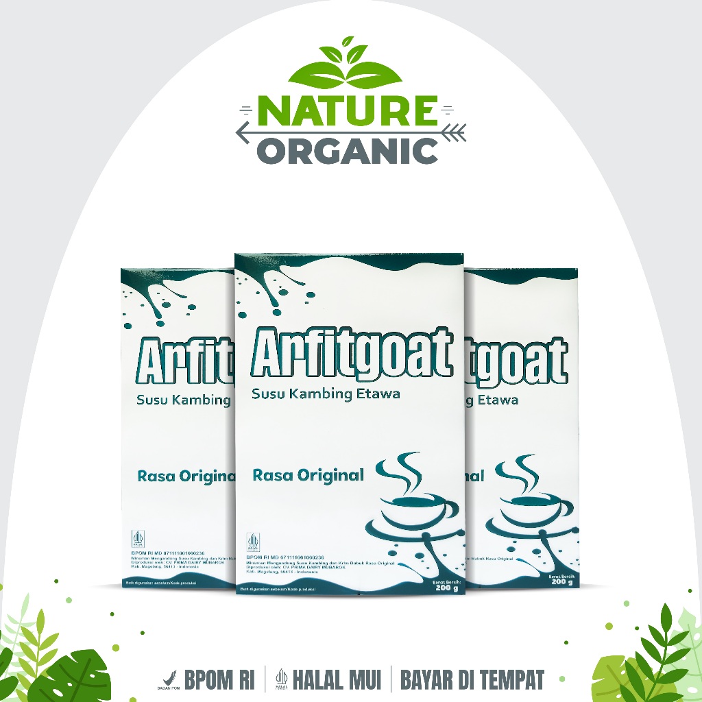 

Paket 3 Box Susu Kambing Etawa Arfitgoat Bubuk Full Cream Original [BPOM] - Kualitas Premium
