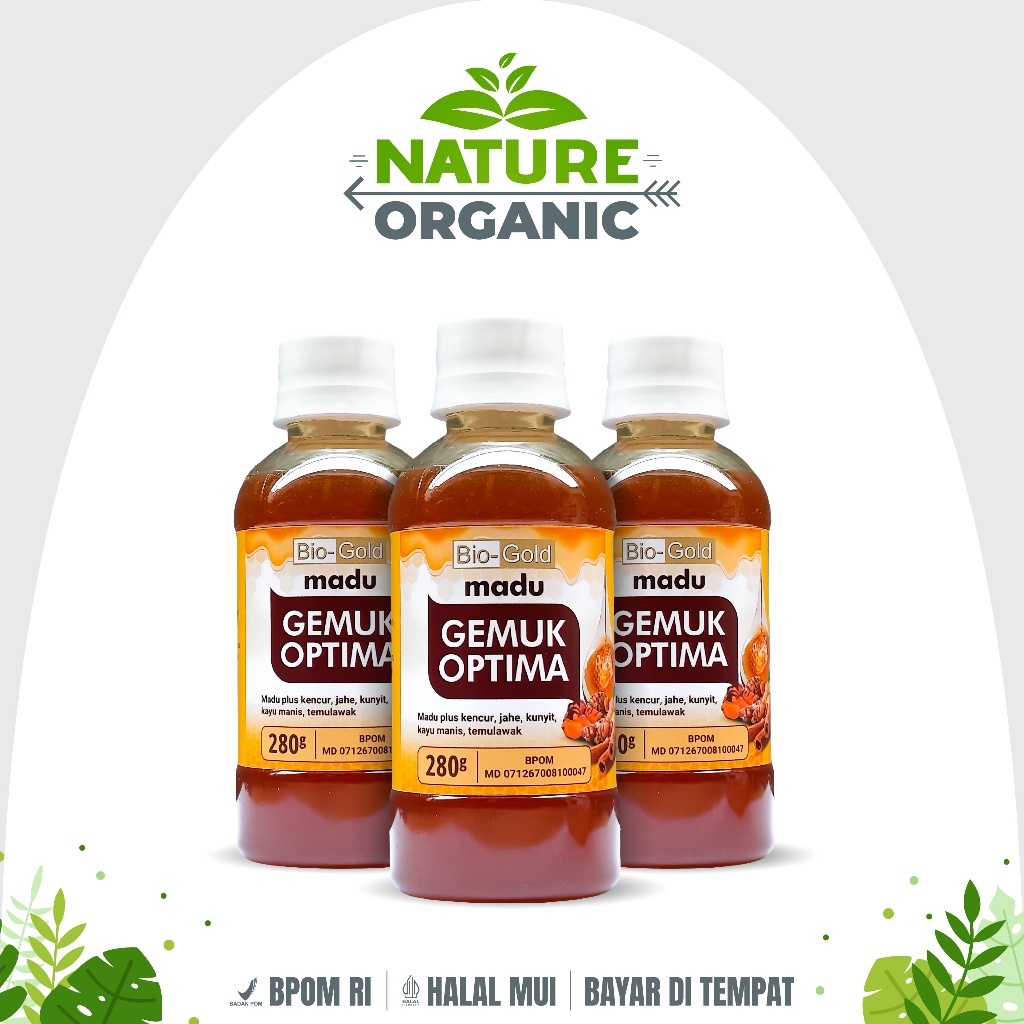 

Madu Gemuk Badan Optima: 3 Botol Suplemen Penambah Nafsu Makan