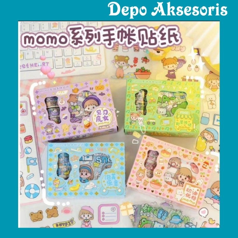

Sticker Momo 2D Roll 1 Box Isi 100