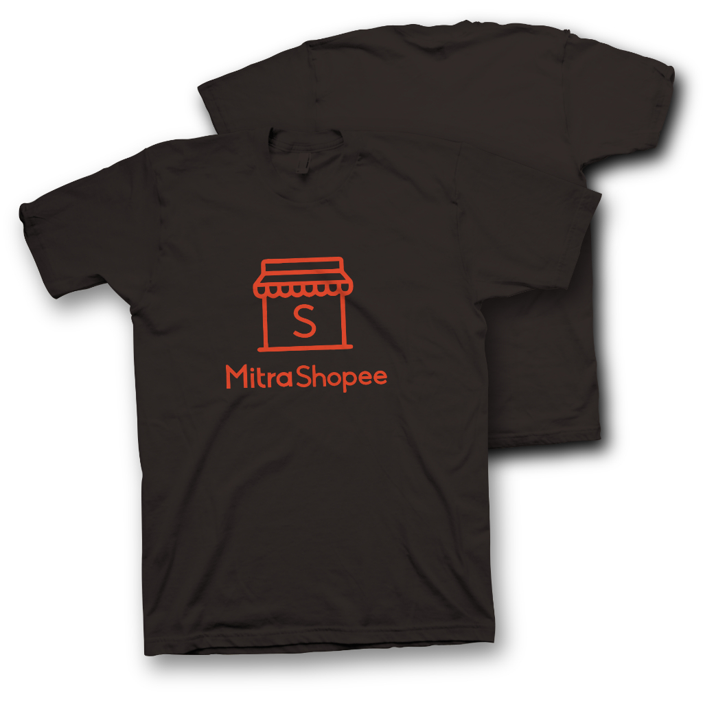 Kaos Mitra Shopee Logo/Kaos Distro Mitra Shopee