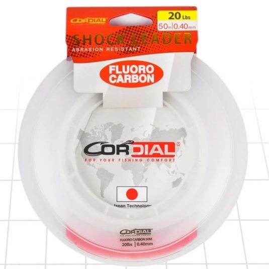 Senar Leader Cordial FC Shock Leader | Bahan flouro Carbon | Kualitas Terbaik | Alat Pancing Unggula