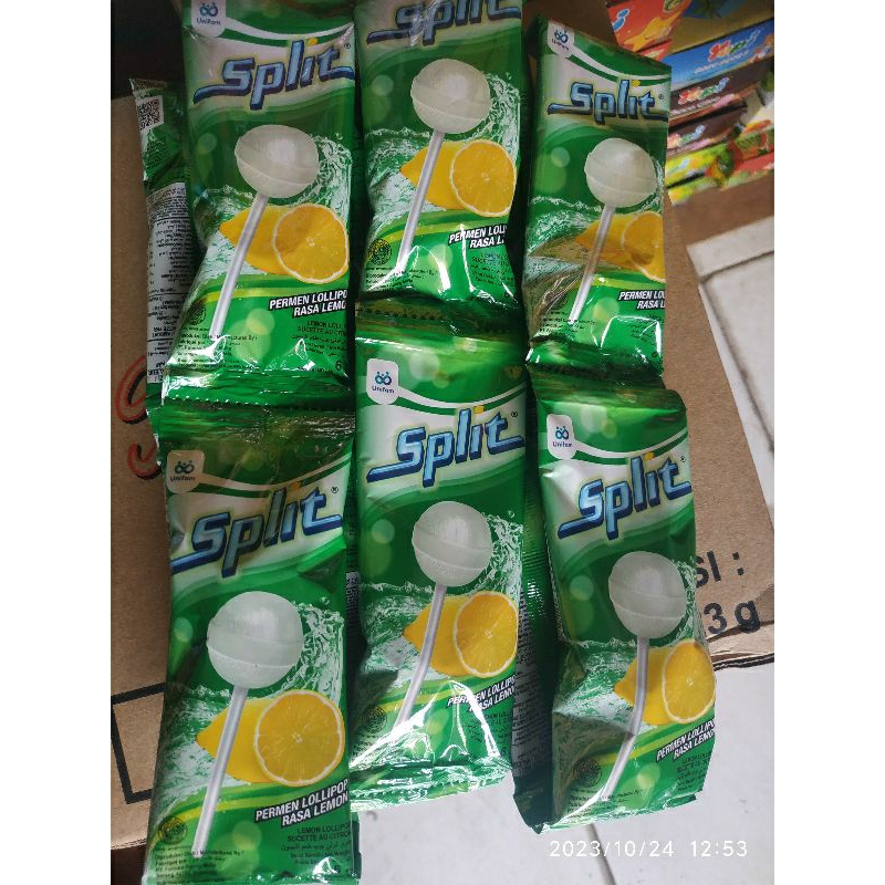 

permen split loliy pop 12 pis