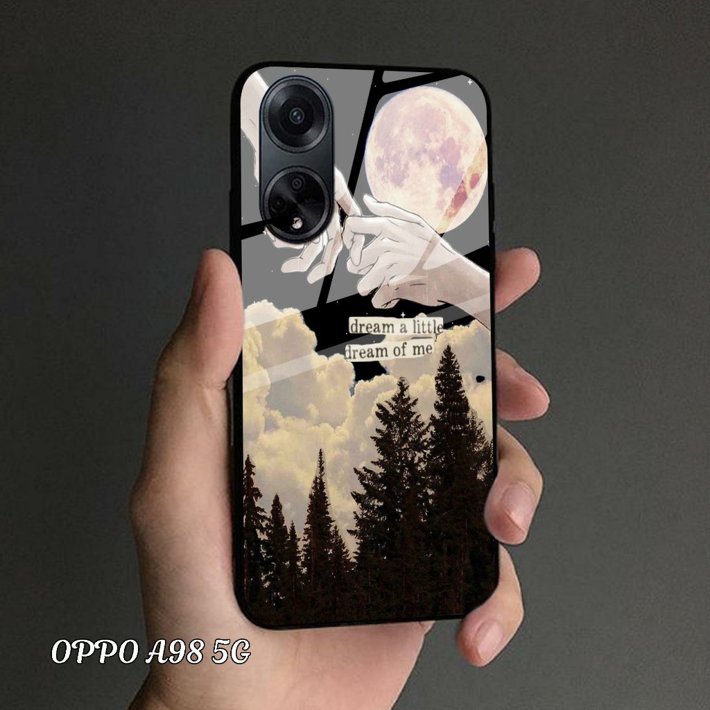 Case Oppo A98 5G - Softcase - Casing terbaru - Softcase kaca Oppo A98 5G (GC132)
