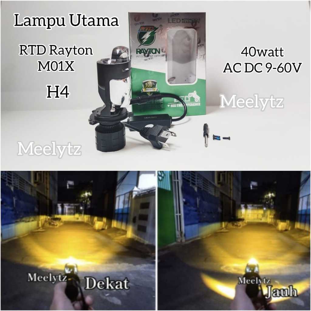 RTD RAYTON M01X - Lampu Utama LED Socket H4