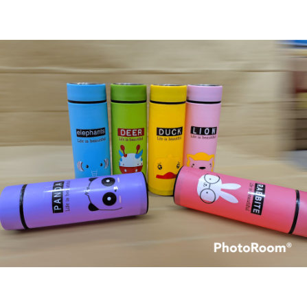 BOTOL MINUM KACA ANIMAL / TUMBLER KACA ANIMAL FULL WARNA / BOTOL MINUM MURAH