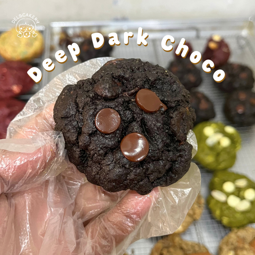 

DEEP DARK CHOCO - PREMIUM BELGIAN SOFT COOKIES (FRESHLY BAKED)