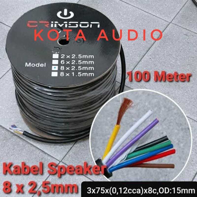 KABEL CRIMSON 8X2.5 / 8 X 2.5 100M SERABUT BESAR 8X2,5