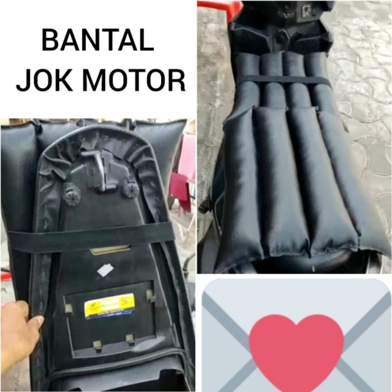 Bantal jok motor waterproof anti pegel, bantal gojek, grab