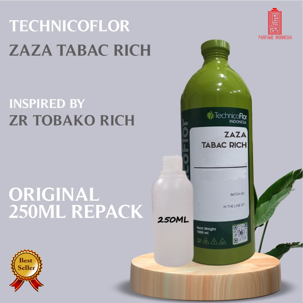 BIBIT PARFUM ZAZA TABAC RICH | TCF | 250ML REPACK