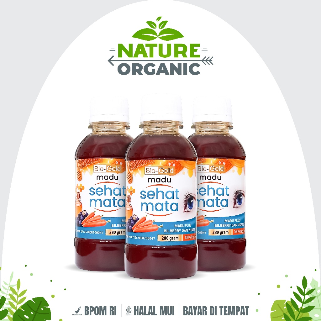 

Madu Bio Gold 3 Botol: Membantu Memelihara Kesehatan Mata dengan Ekstrak Bilberry dan Wortel 280g