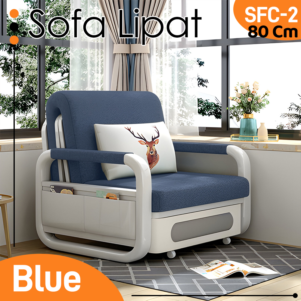 PRODUK BARU   Sofa Bed Lipat Kursi Lipat Sofa Minimalis 80CM Kasur Malas Multifungsi Modern Tempat T