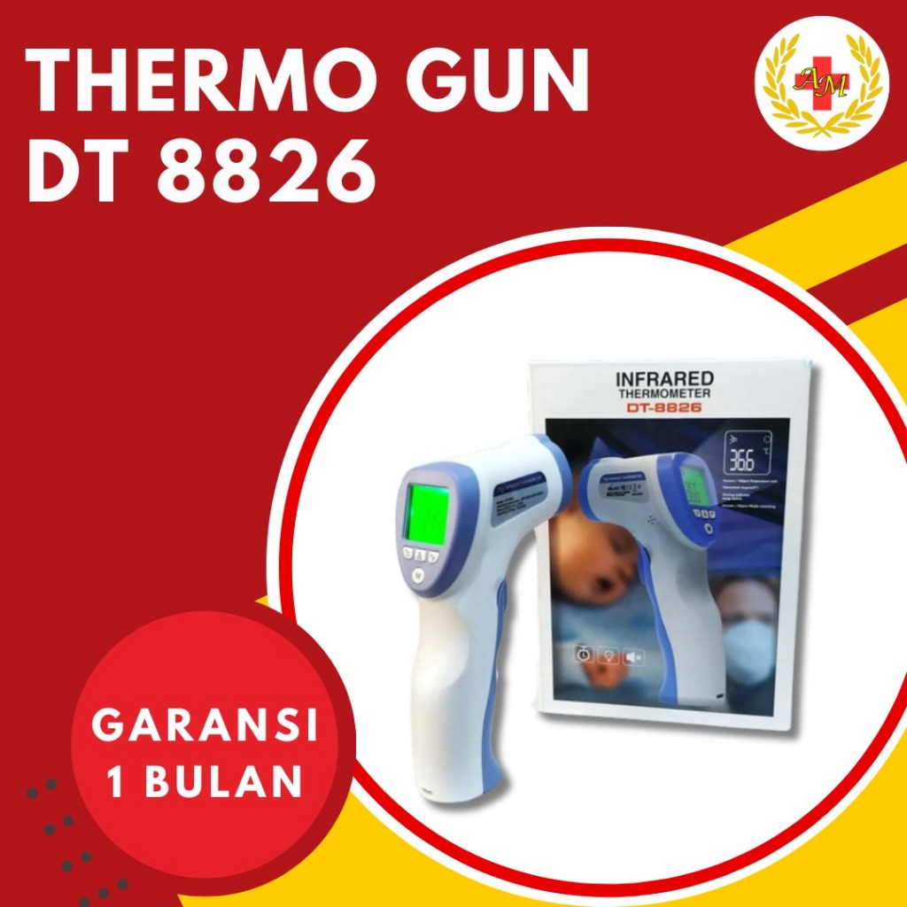 Thermo Gun Thermometer Gun Thermometer Tembak Thermometer Infrared Non Contact