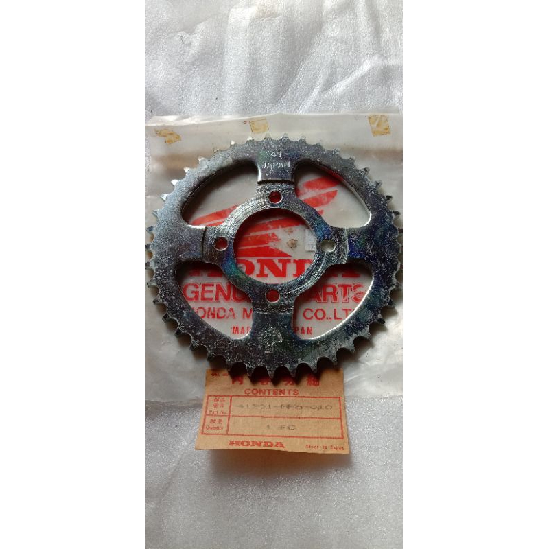 gear belakang gir belakang spocket gear Honda win win 100 original NOS Japan