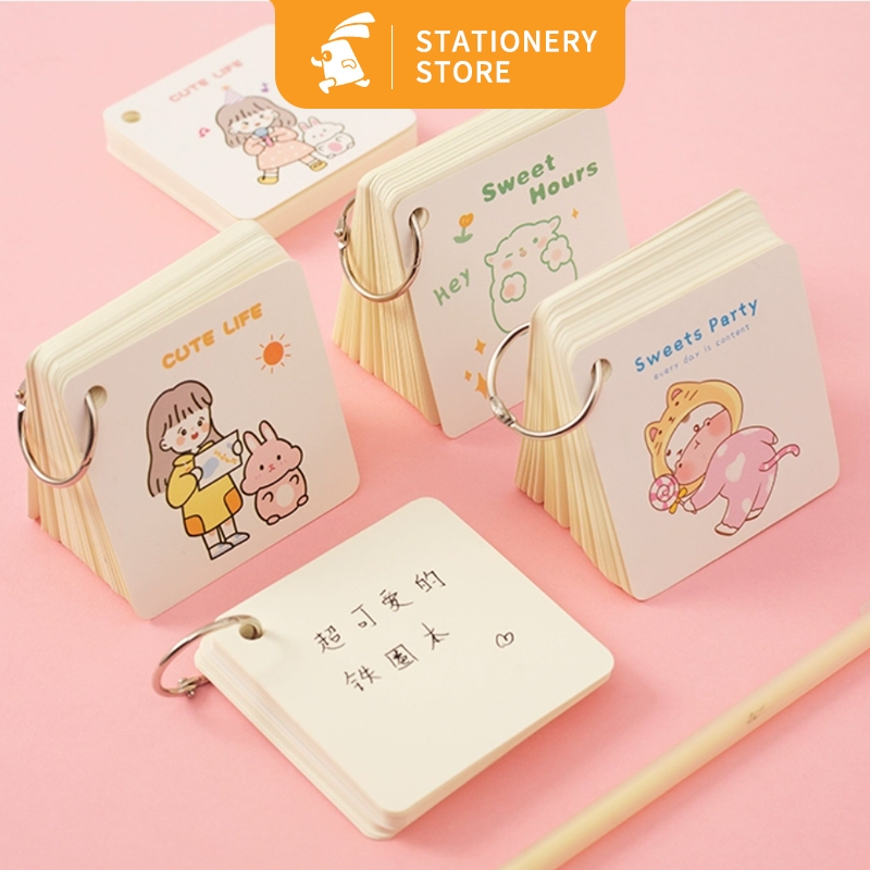 

Notebook/Loose leaf book/Buku/Sticky note Gantungan memo hamster dino sticky note lucu-Rabbit_Stationery