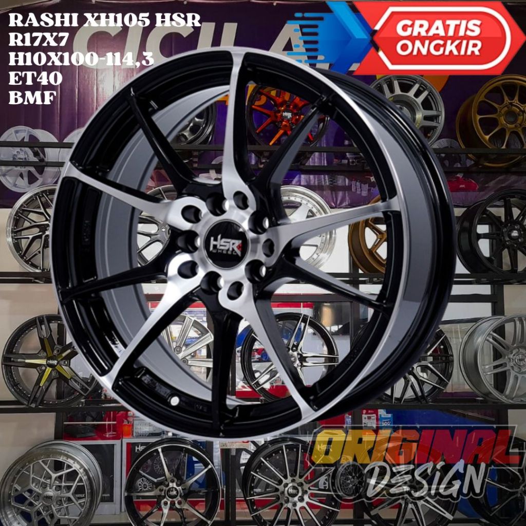 Velg Mobil XPANDER , SCROSS , XL7 , XOVER , HSR RASHI RING 17 R17 MURAH