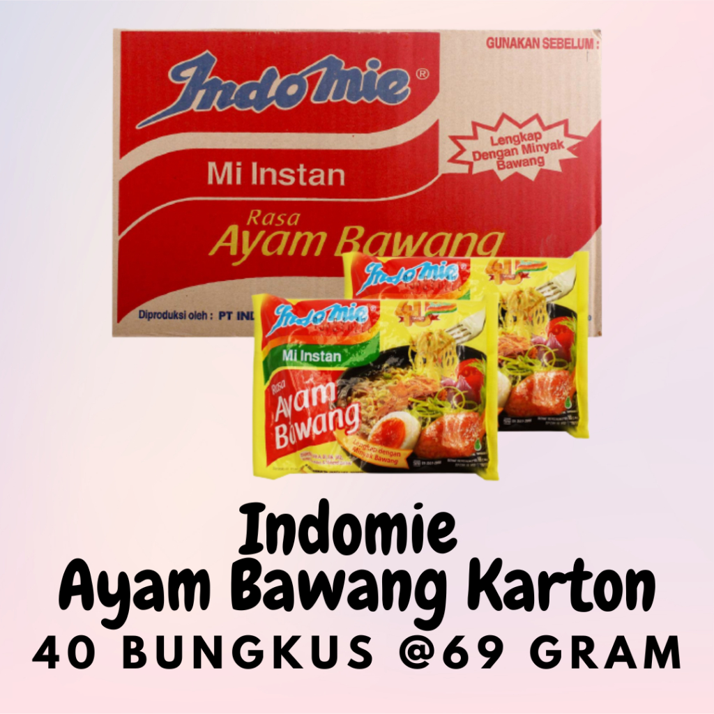 

Indomie Ayam Bawang Karton