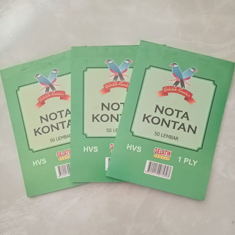 

NOTA KONTAN 1 ply