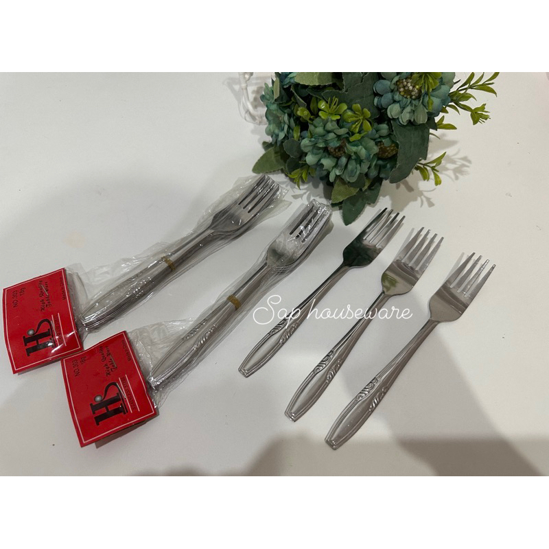 Garpu makan Hs isi 1lusin /Garpu stainless/garpu makan murah