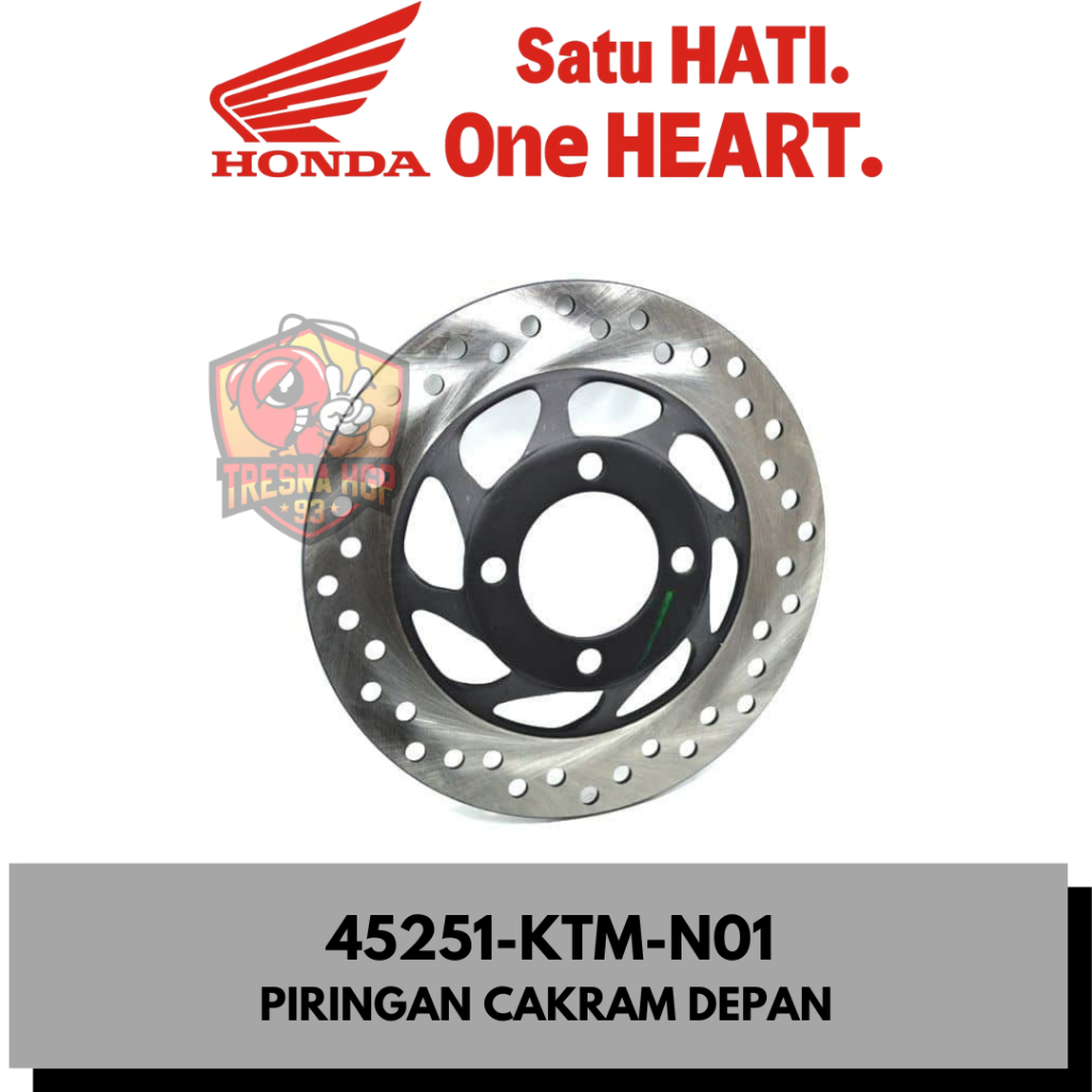 45251-KTM-N01 PIRINGAN CAKRAM DEPAN SUPRA X 125 ORIGINAL | DISK FR BRAKE 45251KTMN01