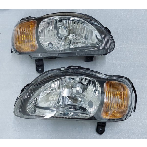 TERBAIK BALENO 2000 2001 SUZUKI BALENO 2000 2001 2002 HEADLAMP HEAD LAMP LAMPU BESAR MOTIF BLACK