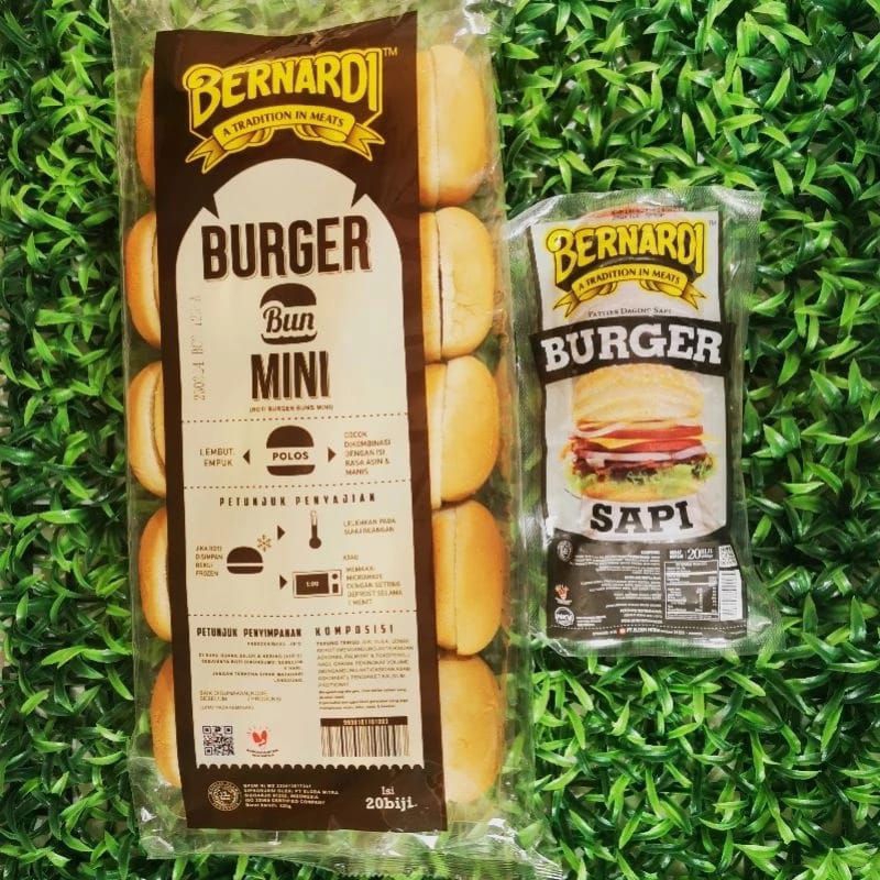 

Paket Bernardi Burger Sapi Kecil - Roti 20 Beef 20