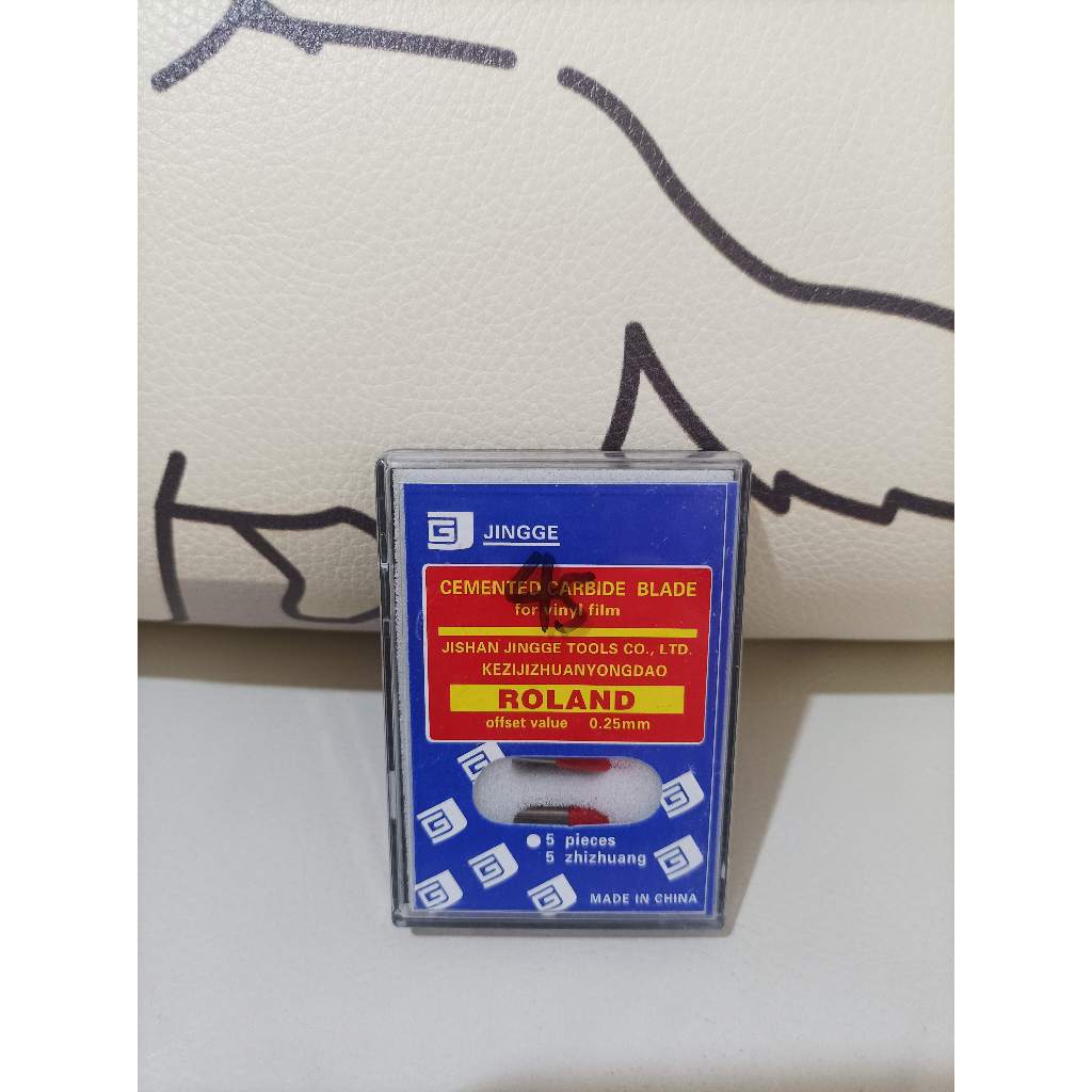 

Mata Pisau Ploter 45 Holder Blade Plotter Vinyl Cutter Roland - 5pcs pisau 45° [NEW hanya 1 box isi 5, dijual karena salah beli]