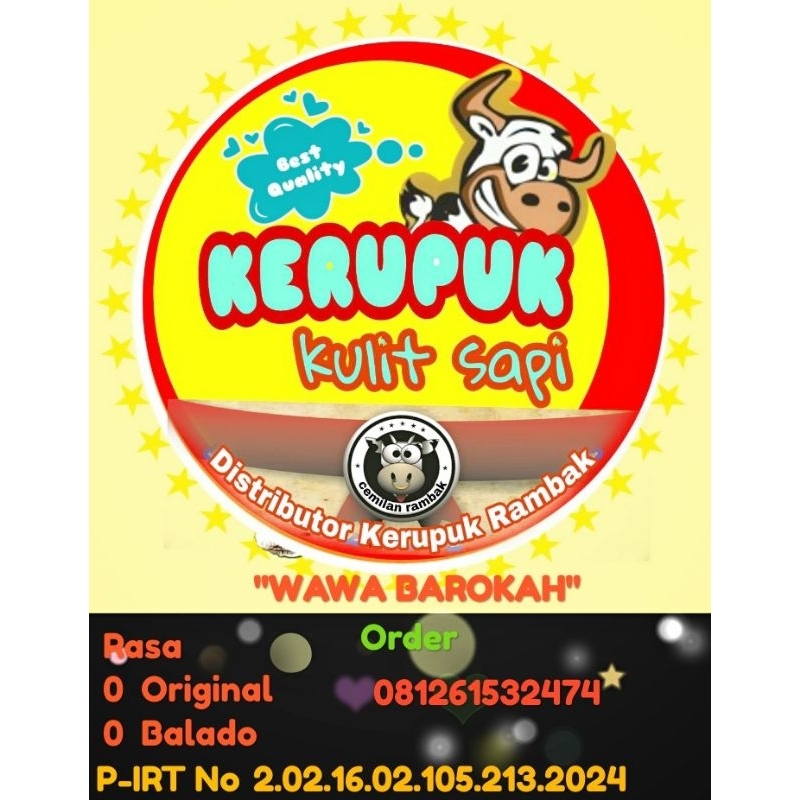 

Kerupuk Kulit Sapi