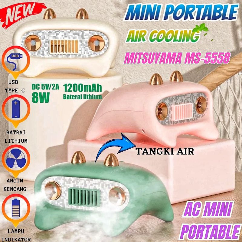 Air Cooler AC Mini MITSUYAMA MS-5558 / Mini Portable Air Cooling