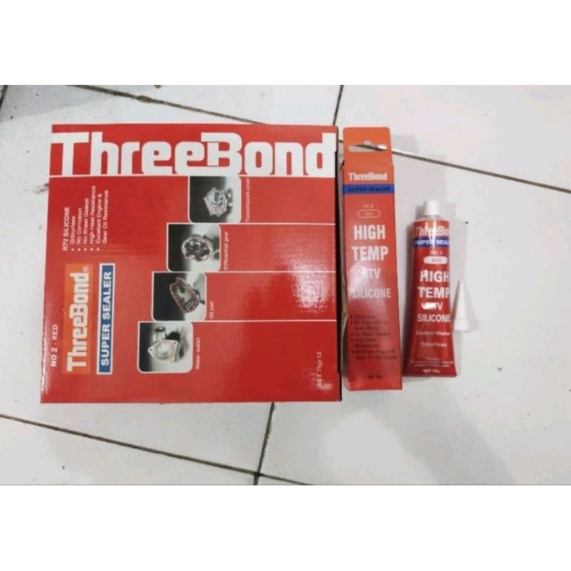 Lem selang radiator lem paking karter lem paking as roda Merk tribon Merah anti panas