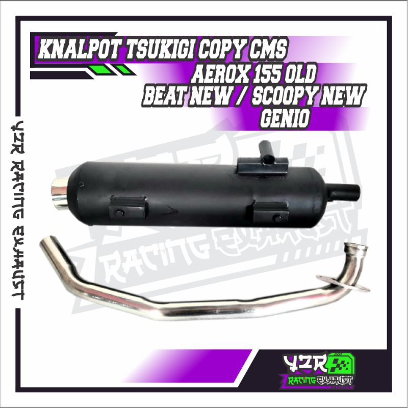 KNALPOT TSUKIGI COPY CMS VARIO 110 CW FINO 125 VARIO 150 NEW VARIO 125 TECHNO VARIO 125 BOHLAM MIO J