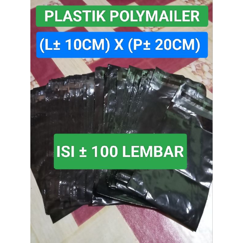 

PLASTIK POLYMAILER UK:±10x20cm | PLASTIK PACKING ±100 LEMBAR
