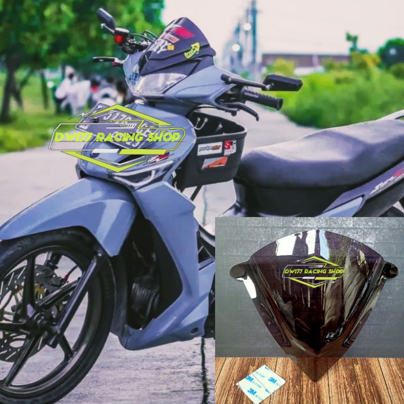 Visor batok kepala honda supra x 125 lama