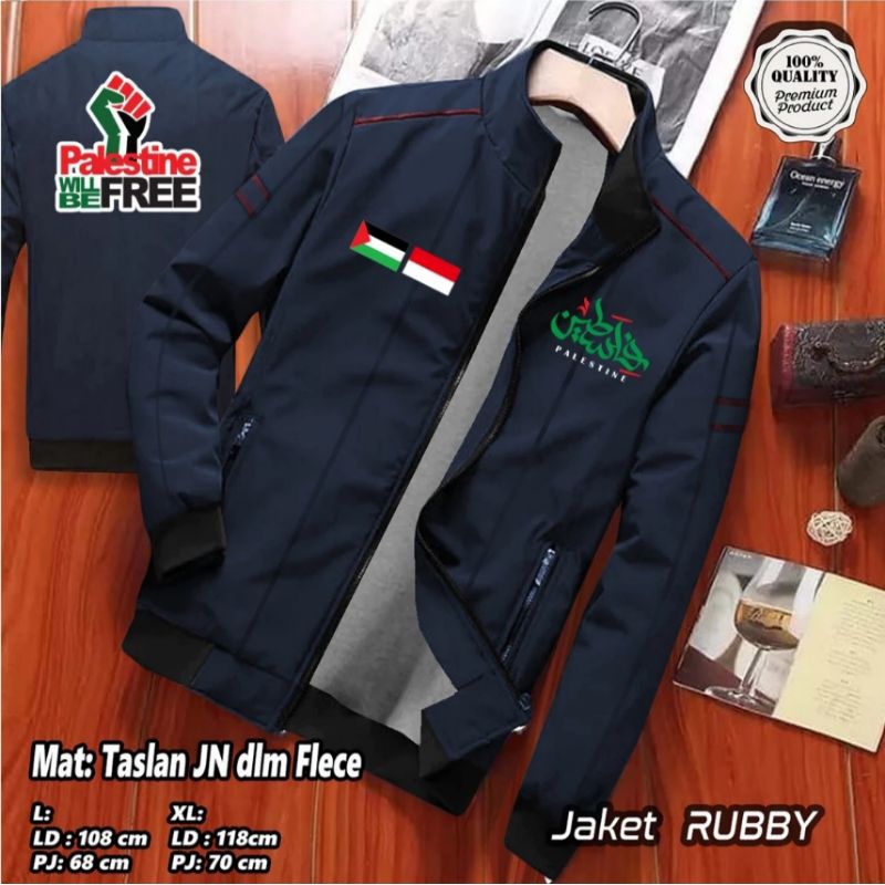 WINTER RUBBY FREE PALESTINE / JAKET FREE PALESTINE / FREE PALESTINA / JAKET PALESTINA / JAKET GAZA /