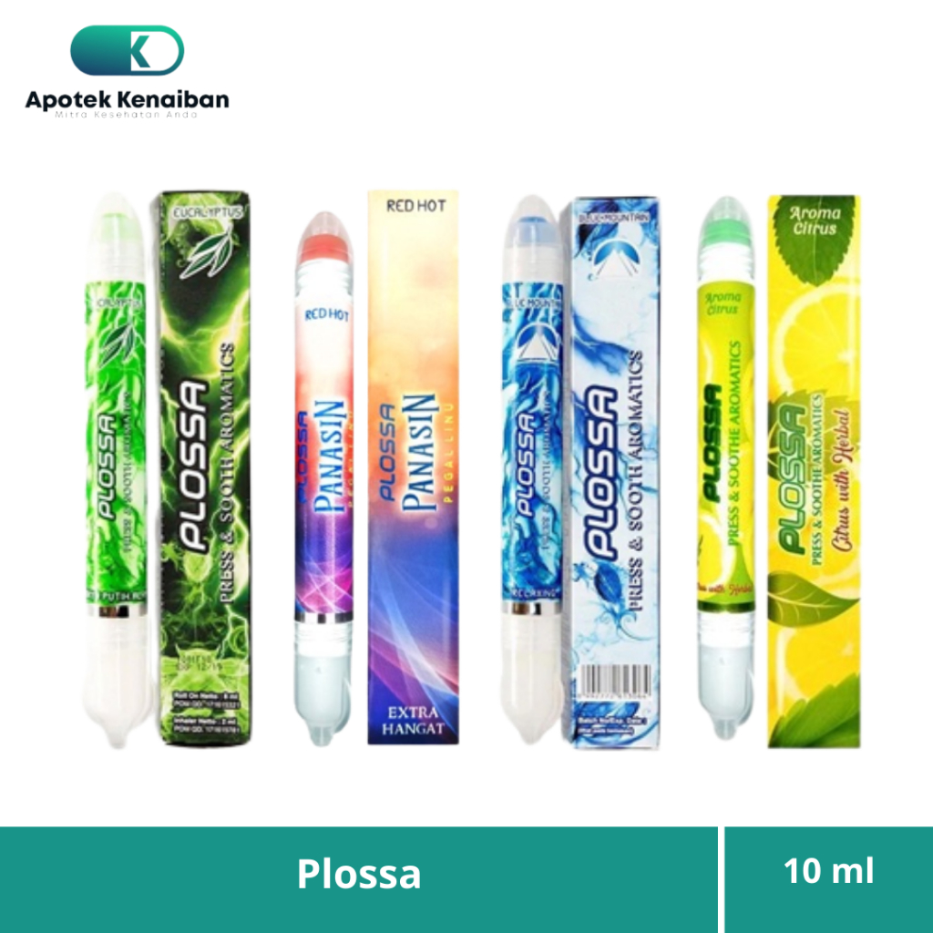 PLOSSA MINYAK ANGIN AROMATHERAPY / PLOSSA EUCALYPTUS / PLOSSA CITRUS