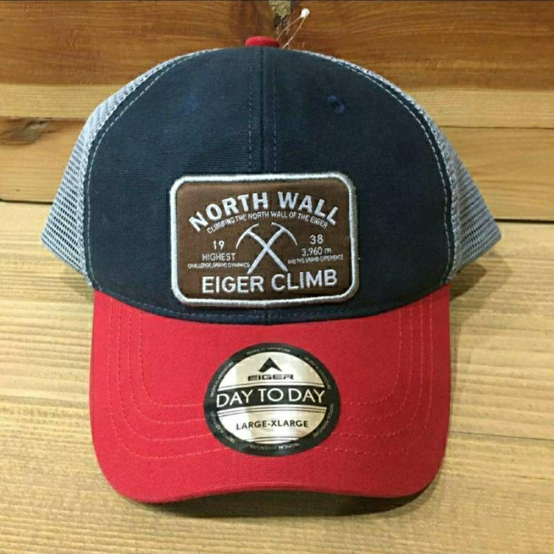 Topi Original Eiger T-North Wall Cap Trucker.
